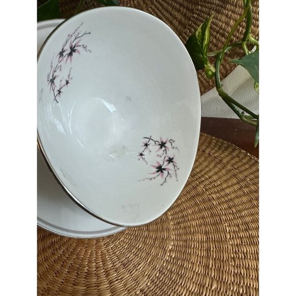 Narumi Fine China Bowl with Plate – “Sarah” Pattern 5175 - Picture 6 of 9